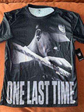 NWT WWE John Cena “One Last Time” Saturday Night’s Main Event Graphic Tee Size L